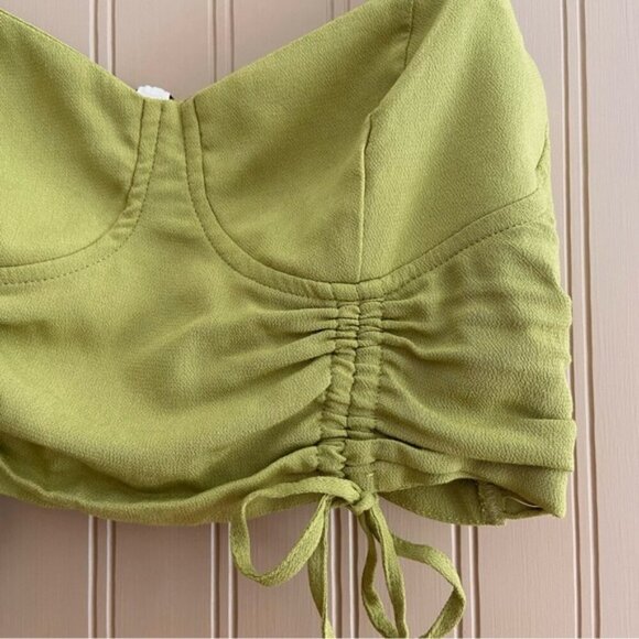 Garage Gorgeous Green NWT Halter Corset Top Women’s Size Small - Picture 3 of 7